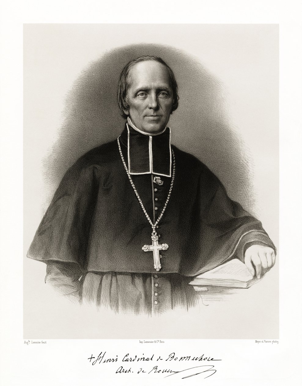 Henri de Bonnechose, 1865-66 by Auguste Charles Lemoine