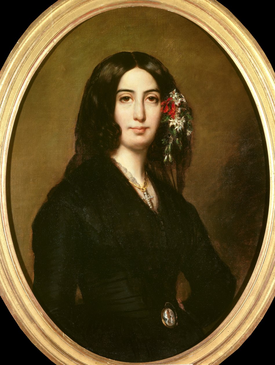 Yazar George Sand (1804-1876) Aurore Dupin, Baronne Dudevant