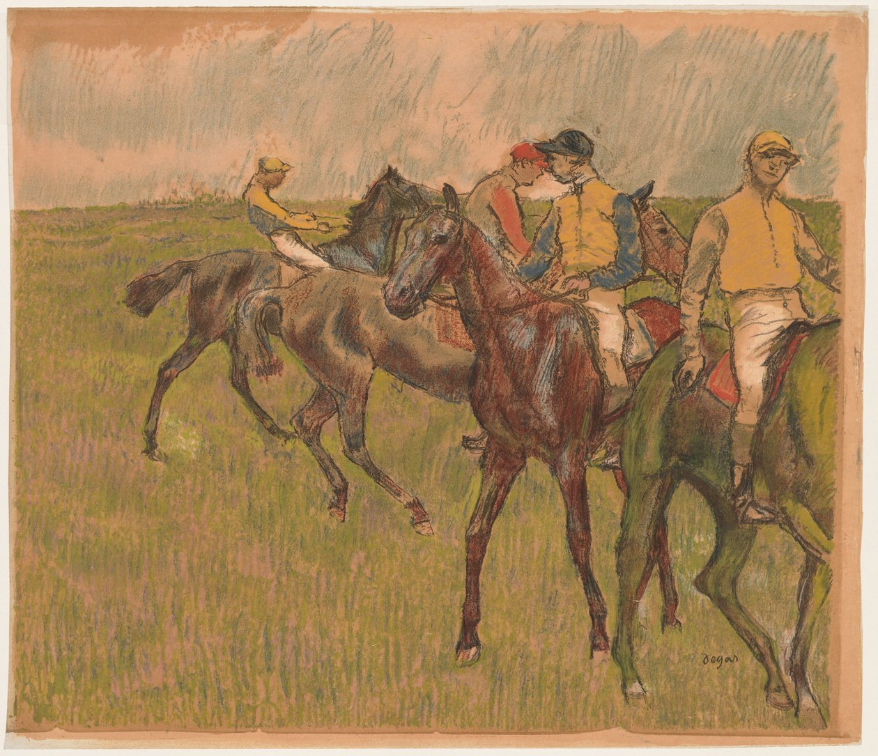 Yarış Atları by Auguste Clot