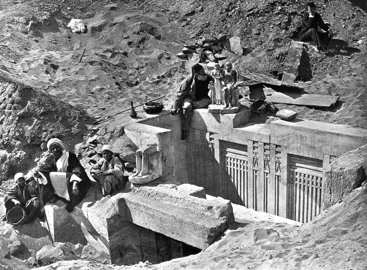 Memphis Saqqara, Mısır, 1893 by Auguste Edouard Mariette