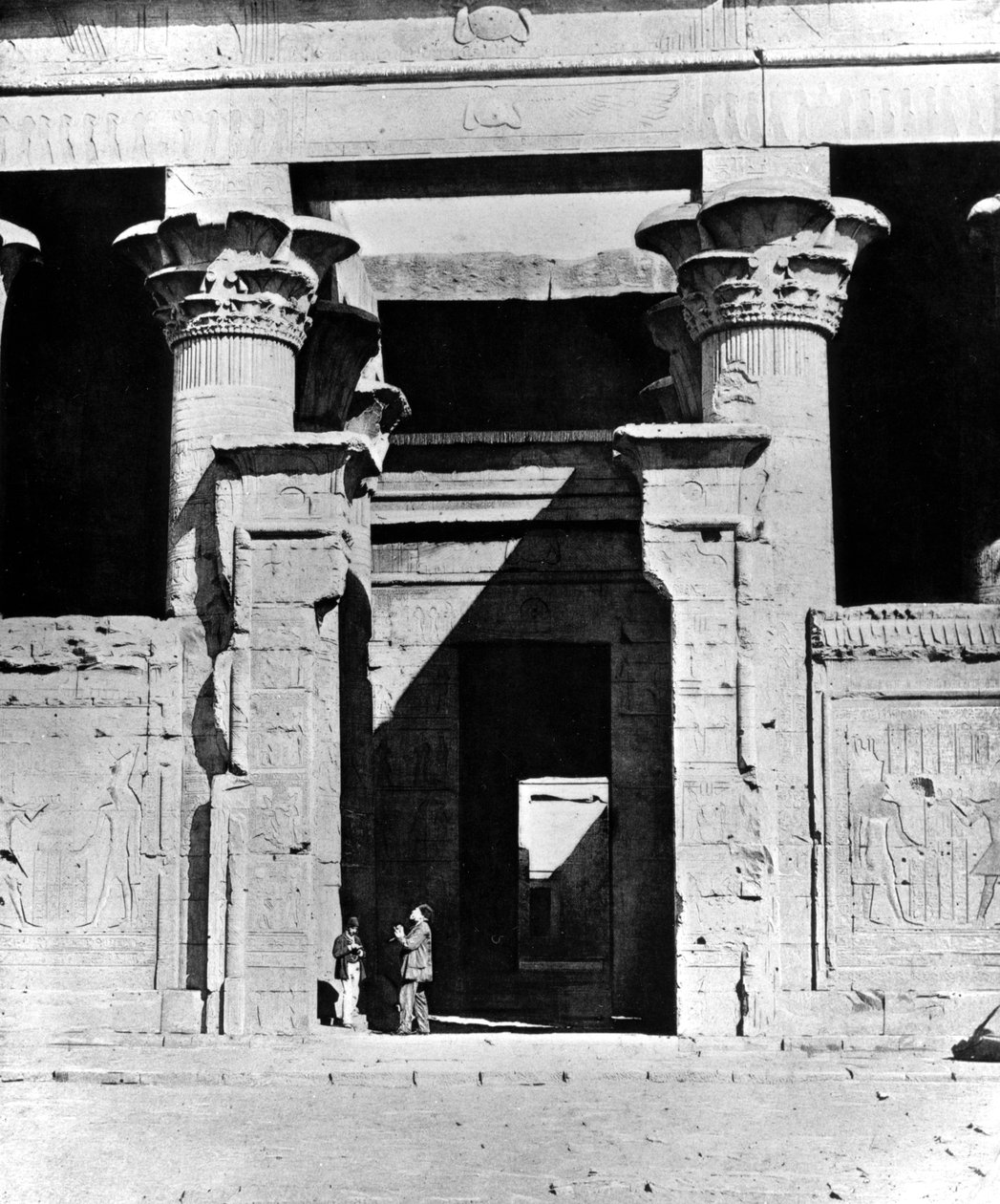 Tapınak Edfu, Mısır, 1893 by Auguste Edouard Mariette