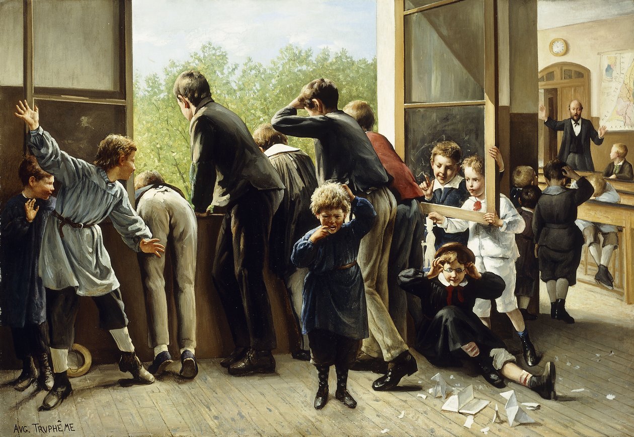 Sınıf Şakacıları, by Auguste Joseph Trupheme