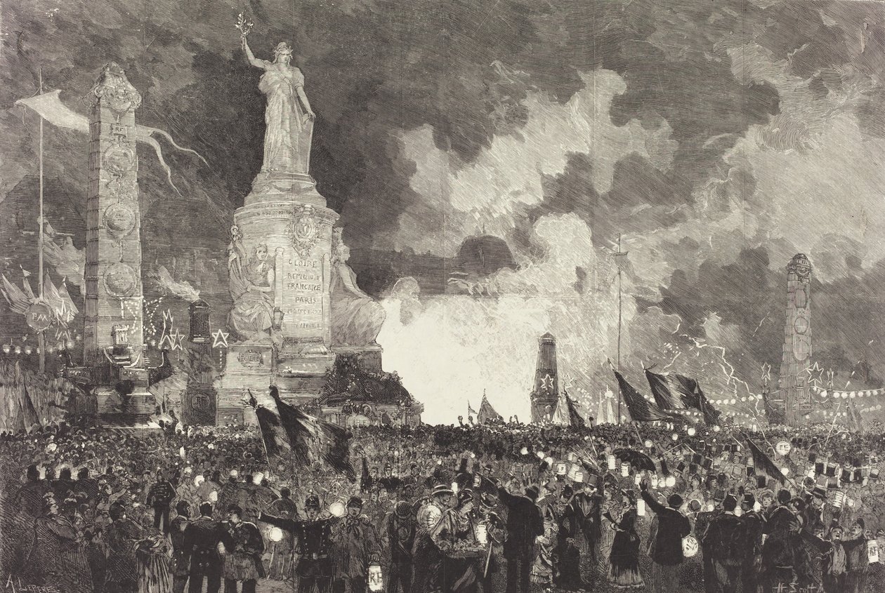 14 Temmuz. Place de la République