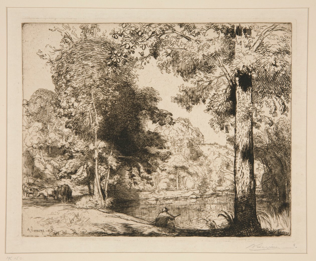 Hayatın Bankaları (Vend?e) by Auguste Lepere