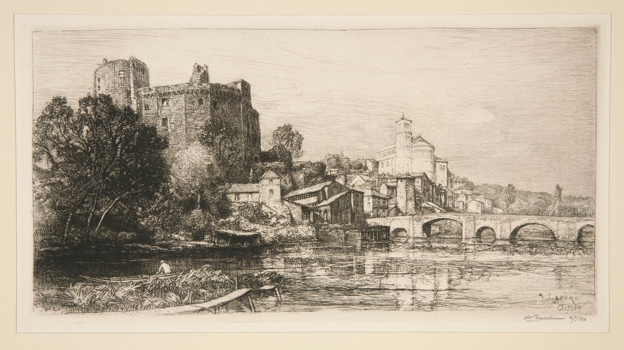 Clisson (Loire Denizcilik) by Auguste Lepere