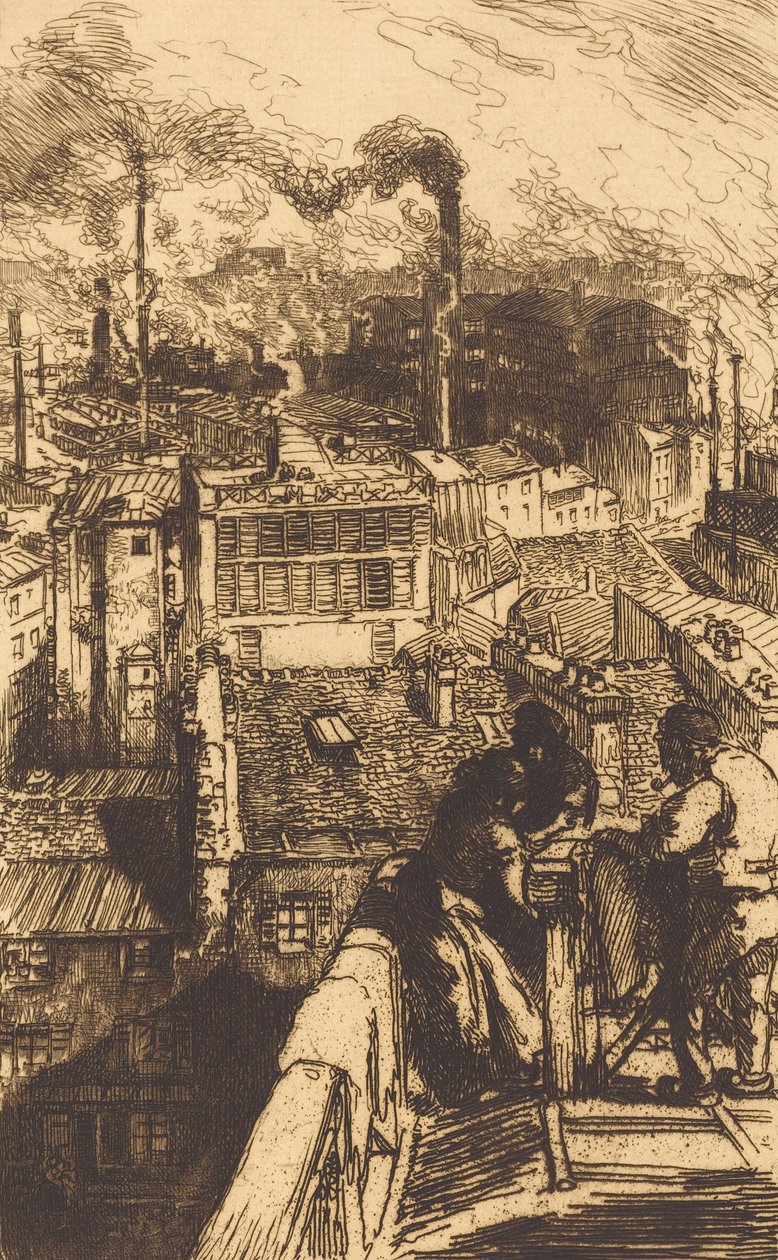 Gobelins Mahallesi Gobelins Mahallesi, 1893. by Auguste Lepere