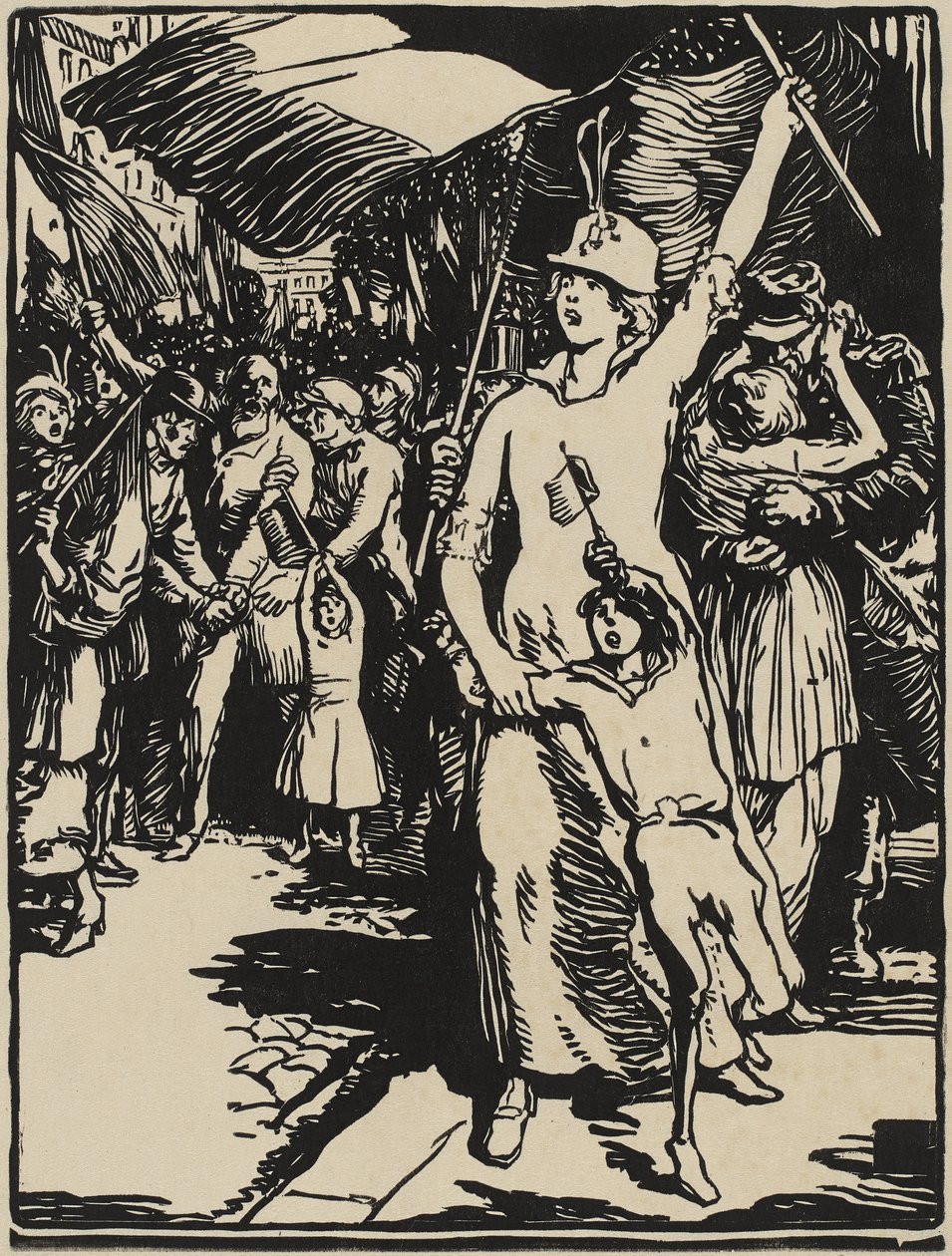 savaş ilan edildi by Auguste Lepere