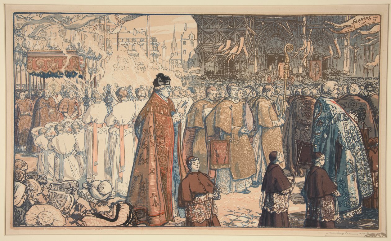 Corpus Christi alayı mı? Nantes (Nantes