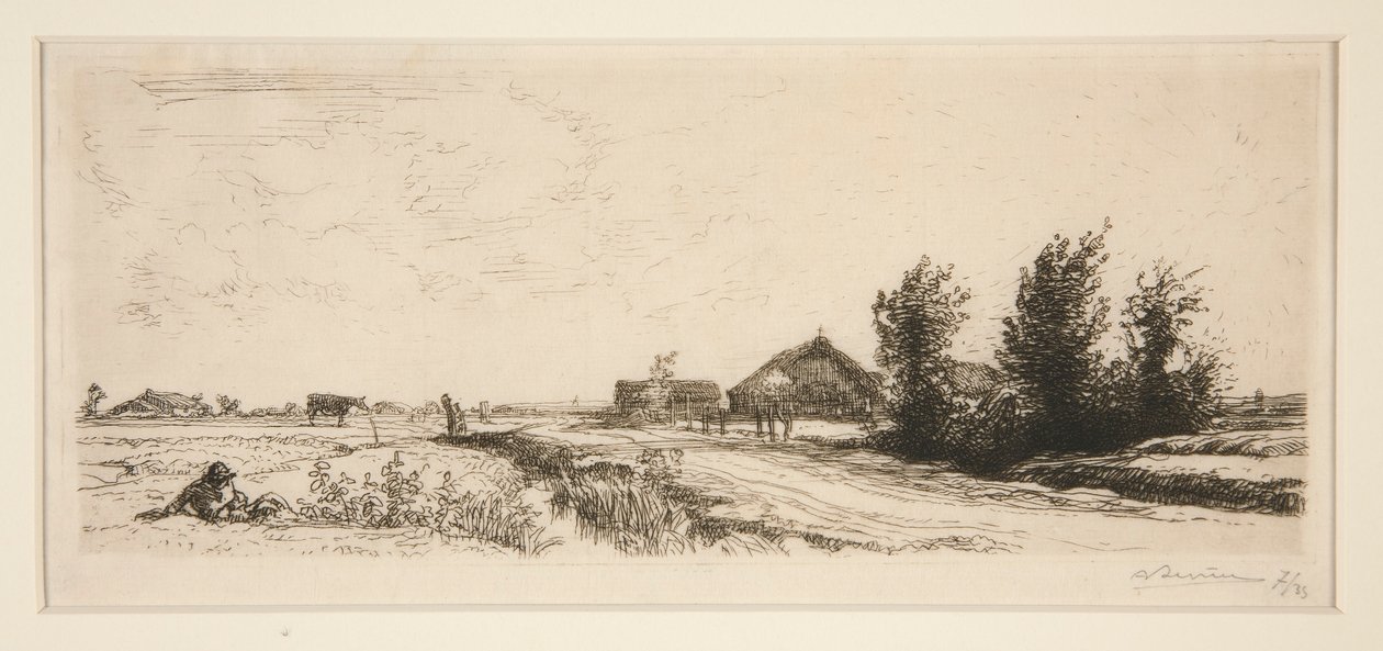 Küçük İnek Bekçisi by Auguste Lepere