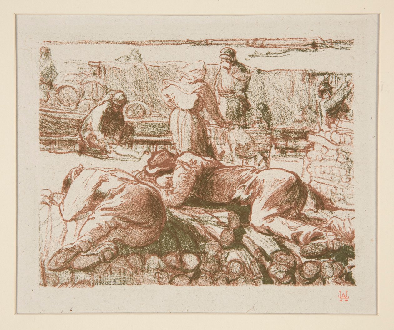 Ouvriers (İşçiler) by Auguste Lepere