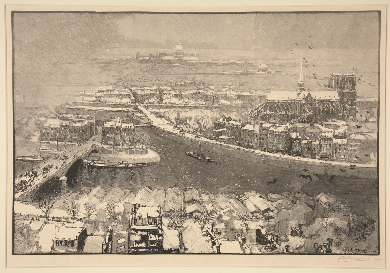 Paris sous la neige, vu du haut de St. Gervais (Karlar Altında Paris, St. Gervais