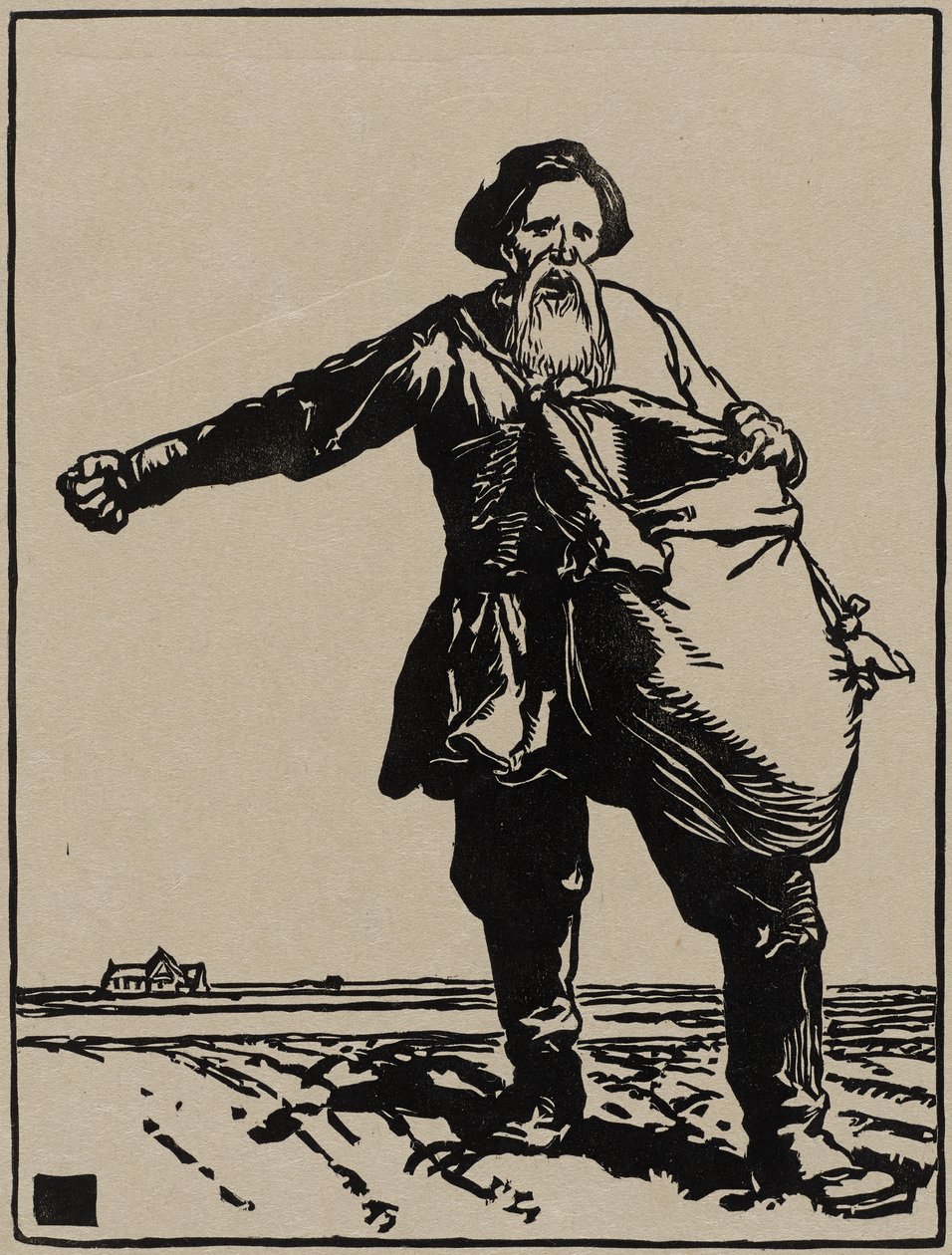 Rus köylüsü by Auguste Lepere