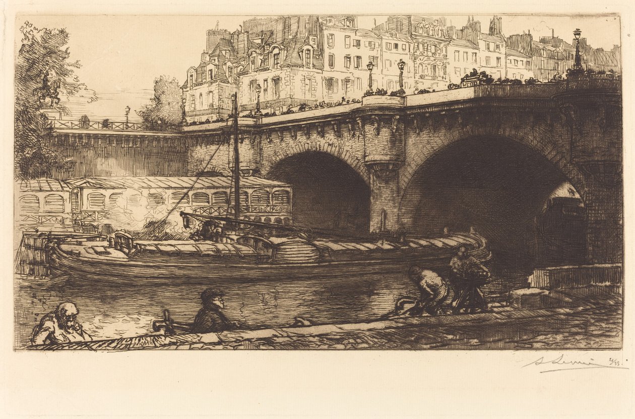 Yeni Köprü by Auguste Lepere