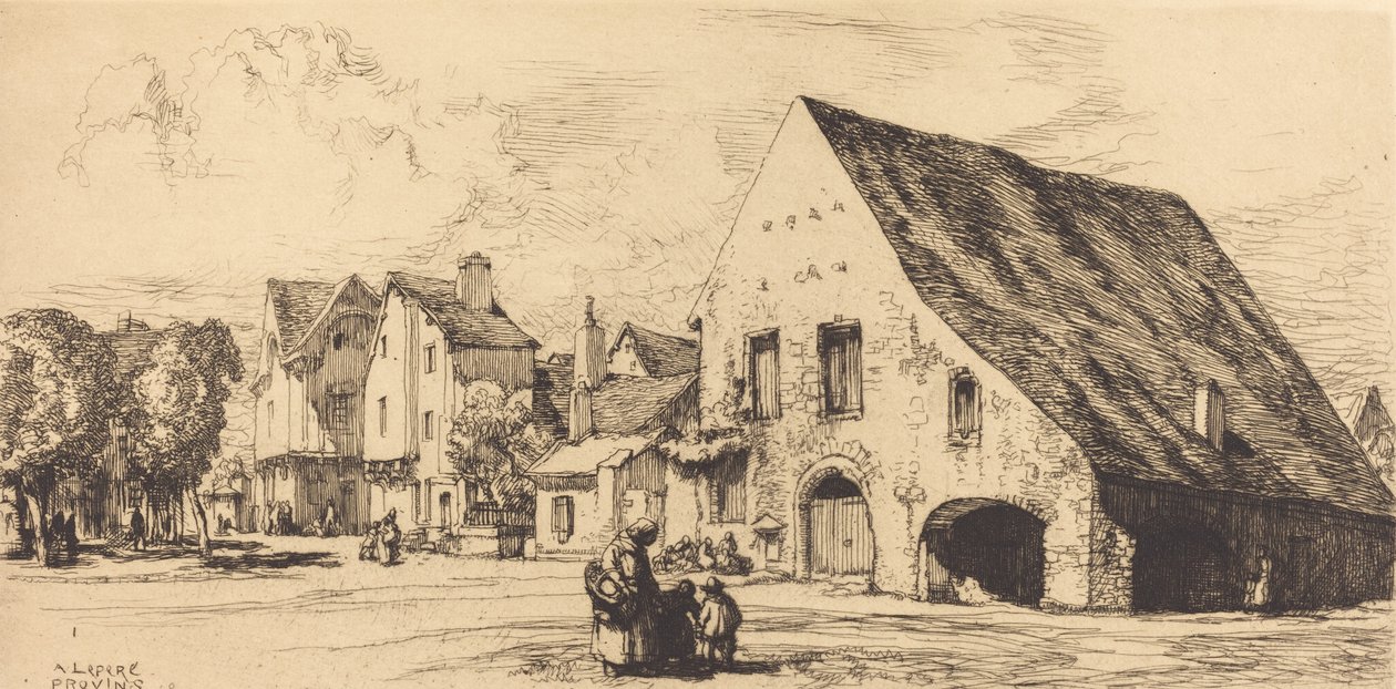 Seine ve Marne İlleri, 1910. by Auguste Lepere