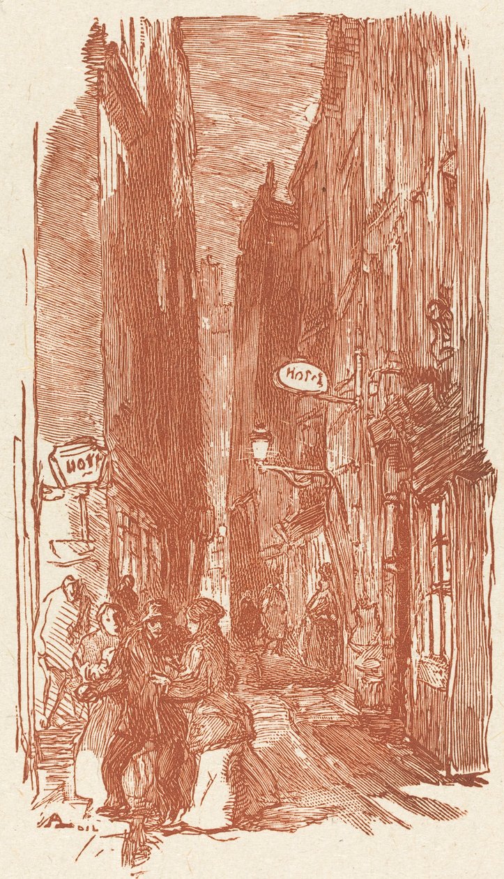 Rue Saint-Severin, 1901