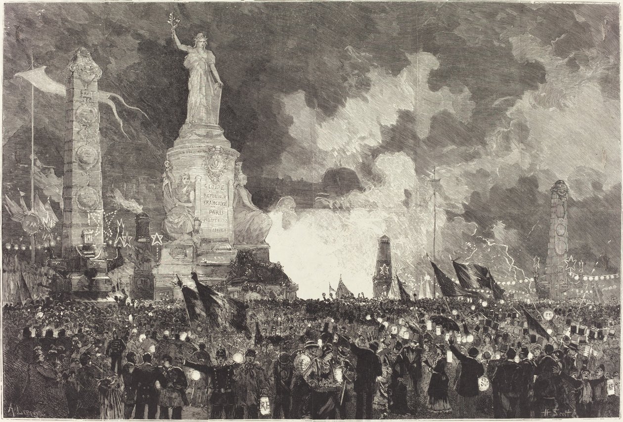 14 Temmuz. Place de la Republique