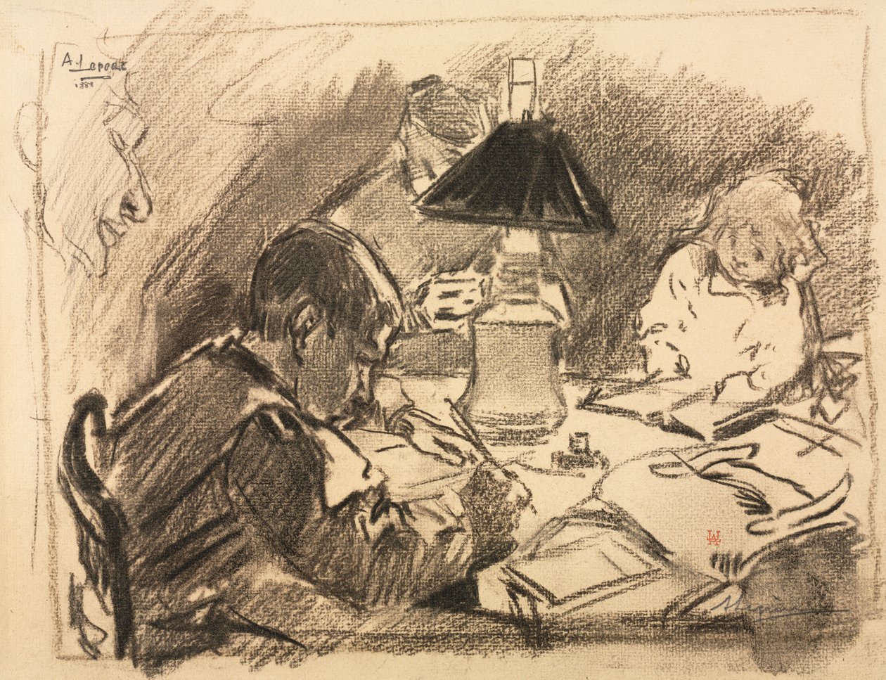 Lambanın Etrafında by Auguste Louis Lepère