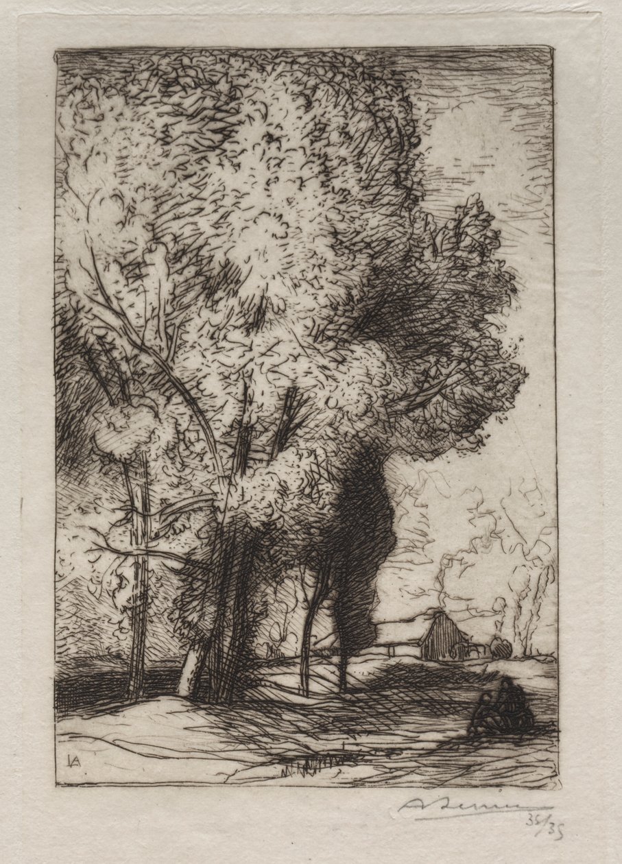 Kavaklarda Bourrine by Auguste Louis Lepère