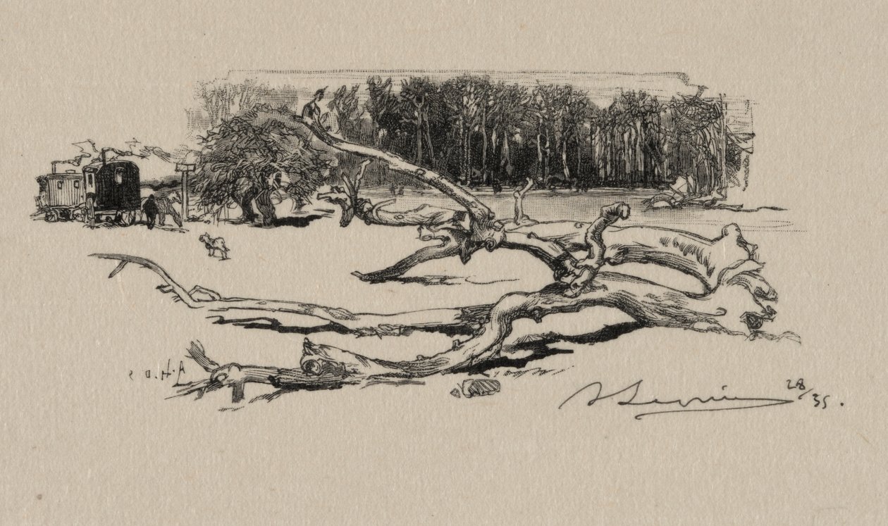 Dikenin Kavşağı by Auguste Louis Lepère