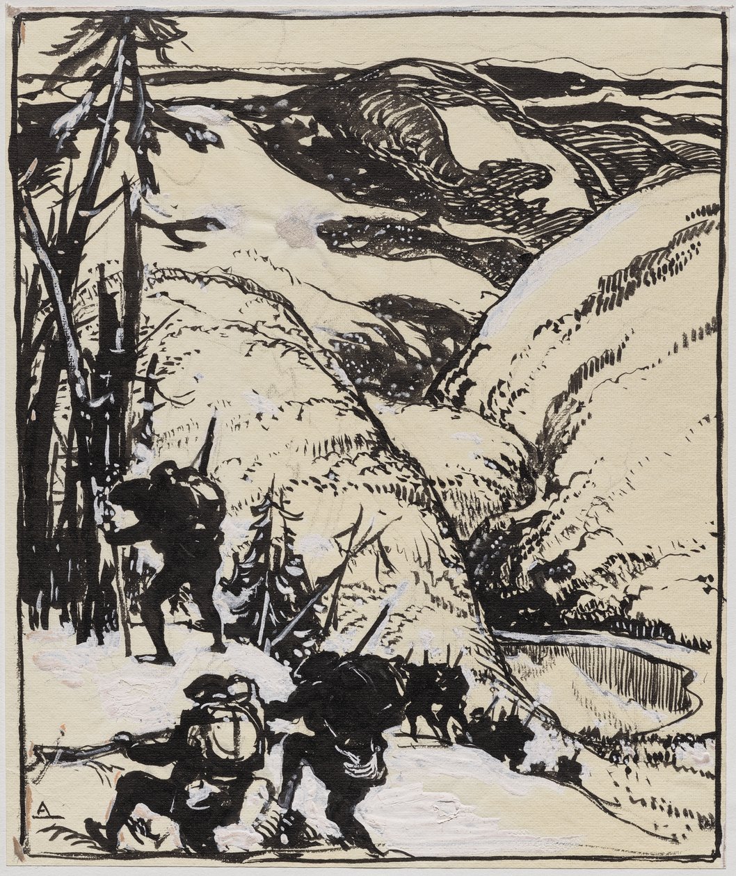 Vosges'de by Auguste Louis Lepère