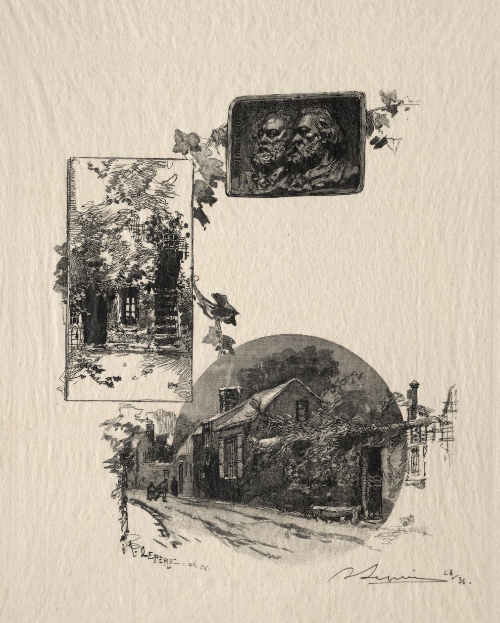 Rousseau atölyesine ve Maison de Millet