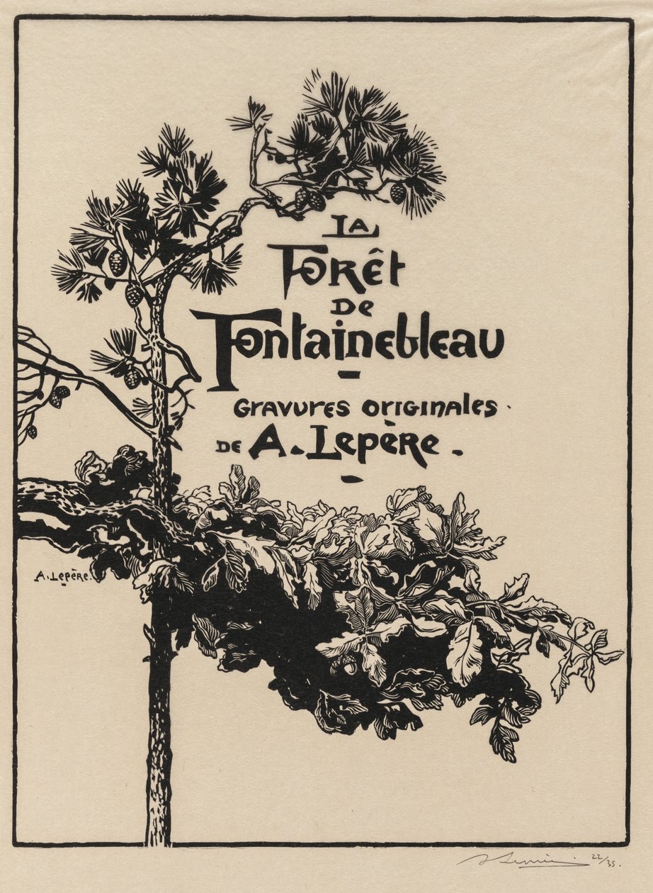 Fontainebleau Ormanı: Frontispiece Fontainebleau Ormanı: Frontispiece, 1908. by Auguste Louis Lepère