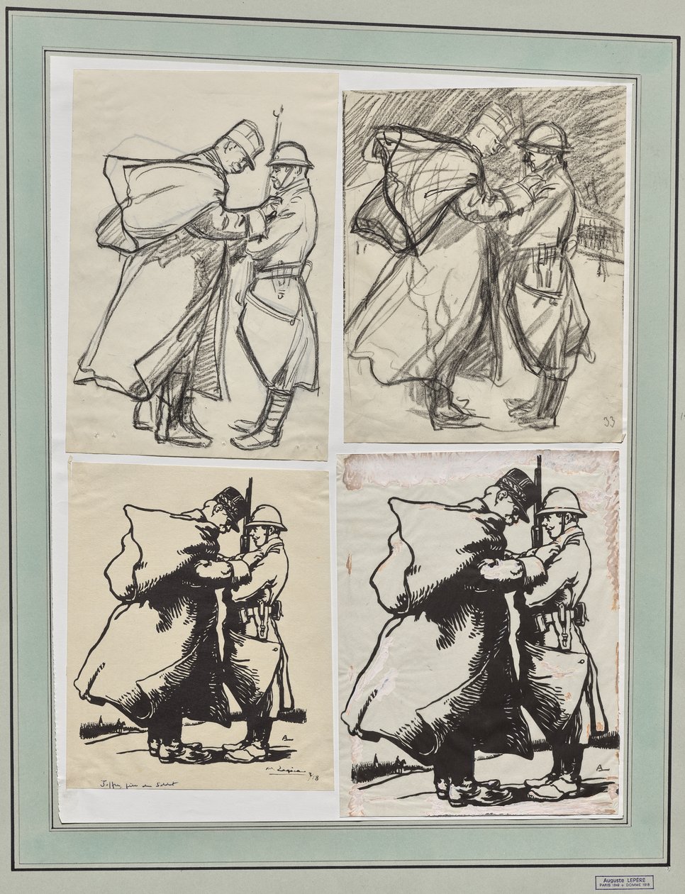 Joffre, askerin babası by Auguste Louis Lepère