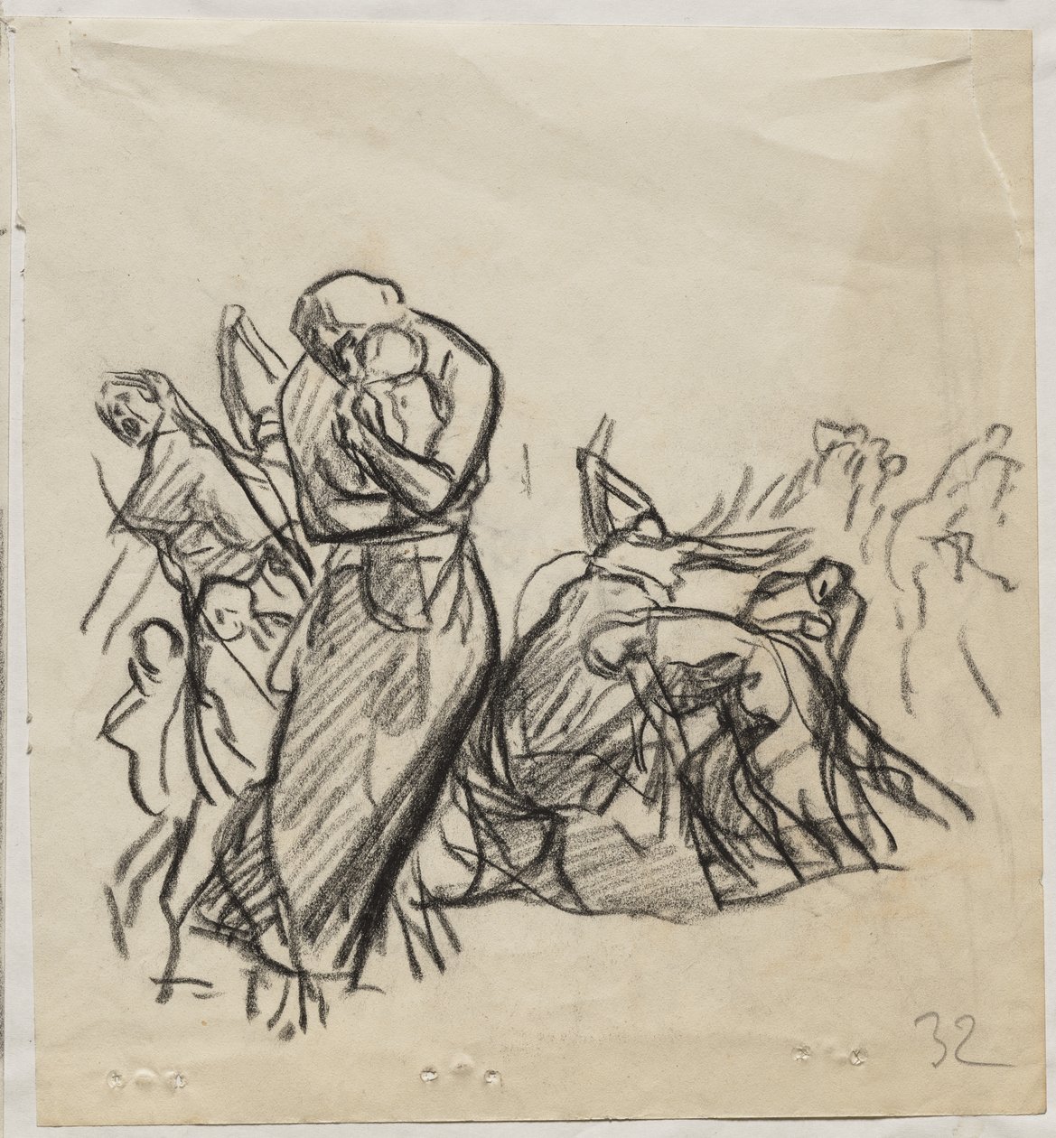 Louvain Ateşi by Auguste Louis Lepère
