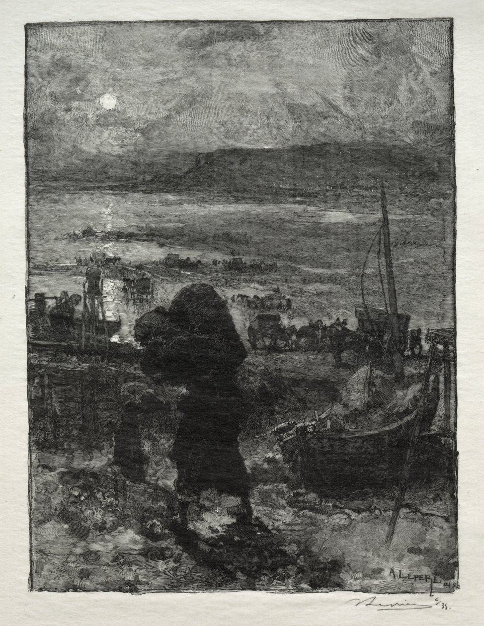 Kum Hasadı by Auguste Louis Lepère