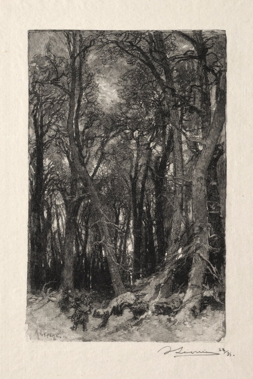 Le Bas Breau by Auguste Louis Lepère