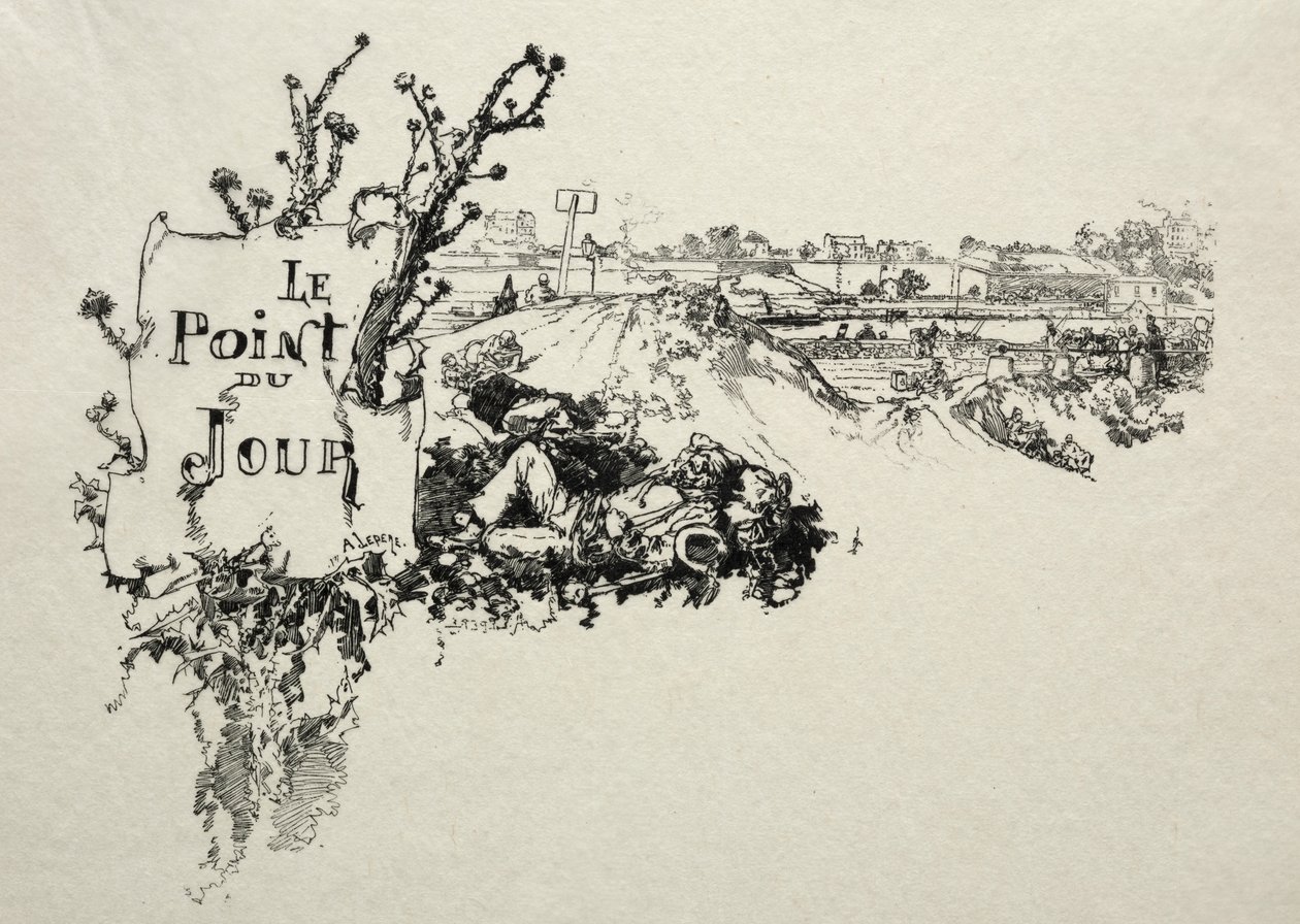 Günlük puan by Auguste Louis Lepère