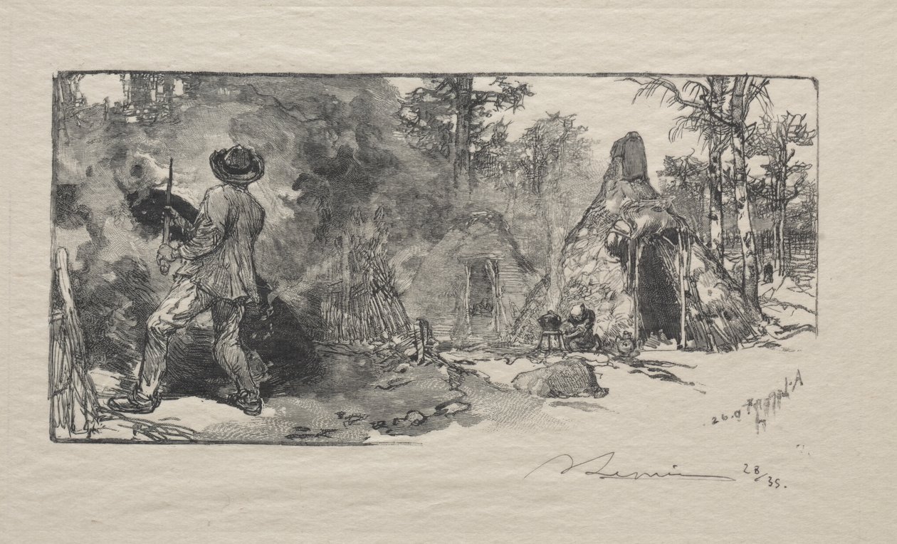 Charbonnieres by Auguste Louis Lepère