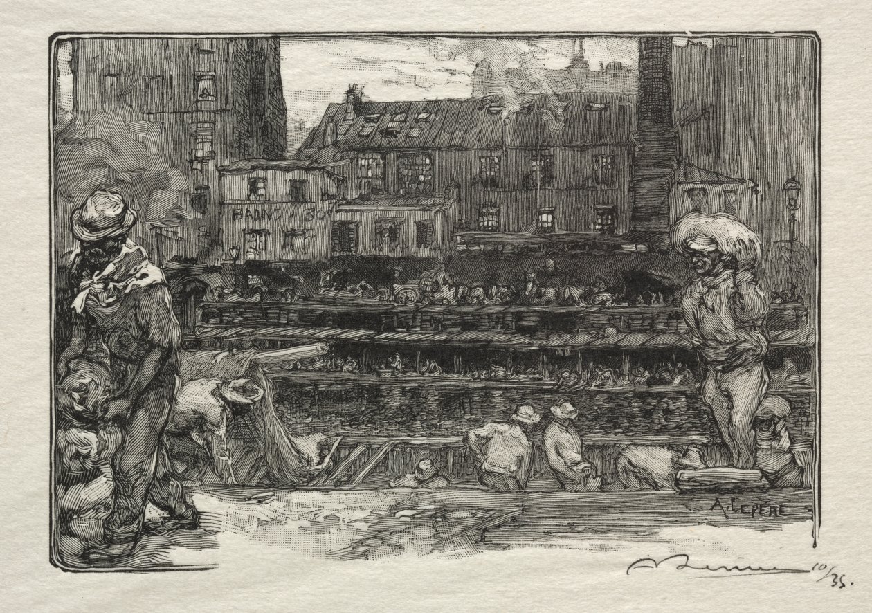 Alçı Boşaltıcılar by Auguste Louis Lepère
