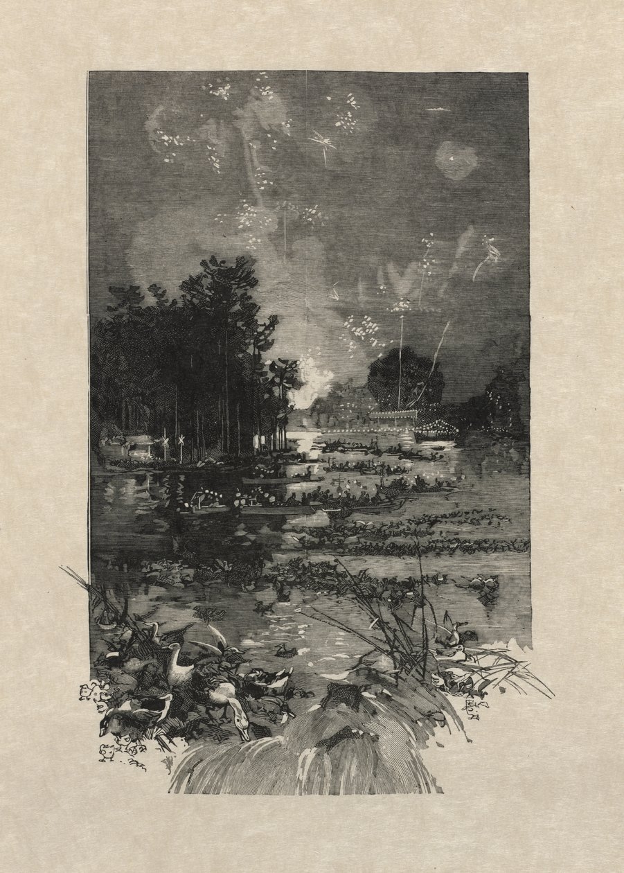 Görev mağdurları için festival by Auguste Louis Lepère