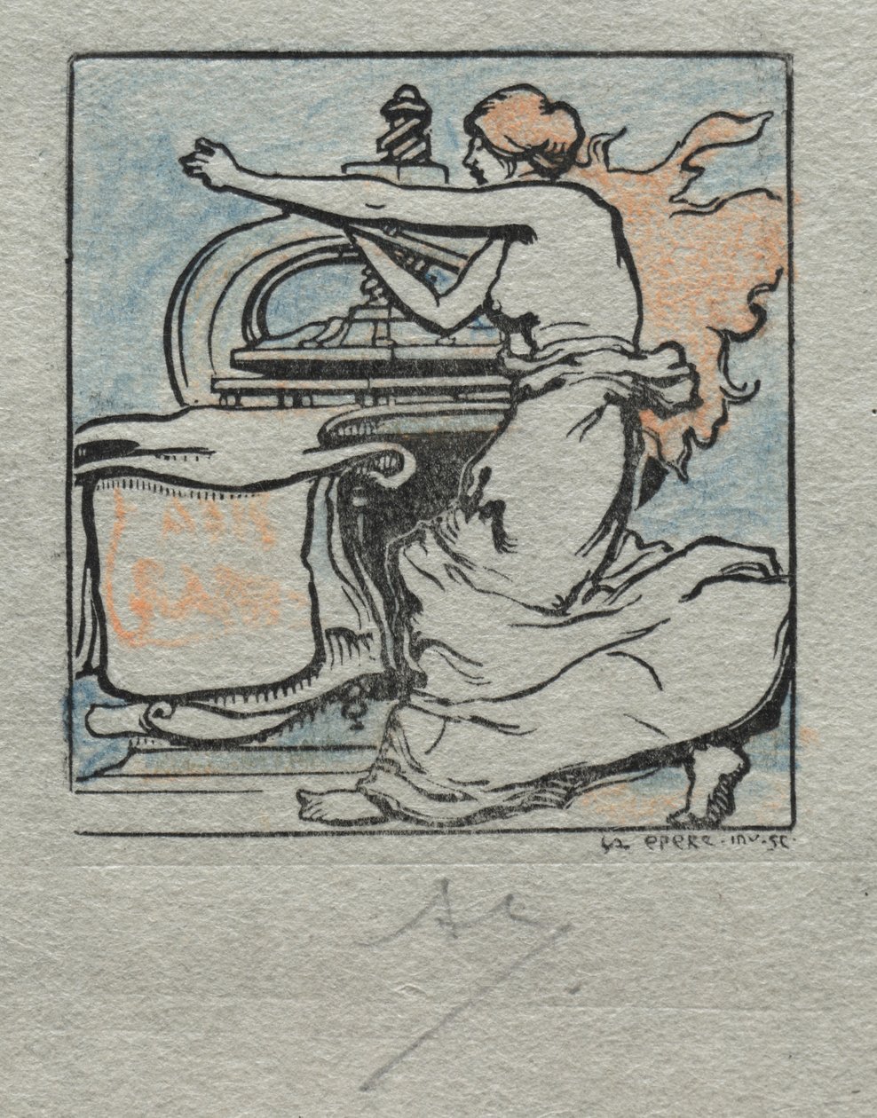 Yazıcı by Auguste Louis Lepère