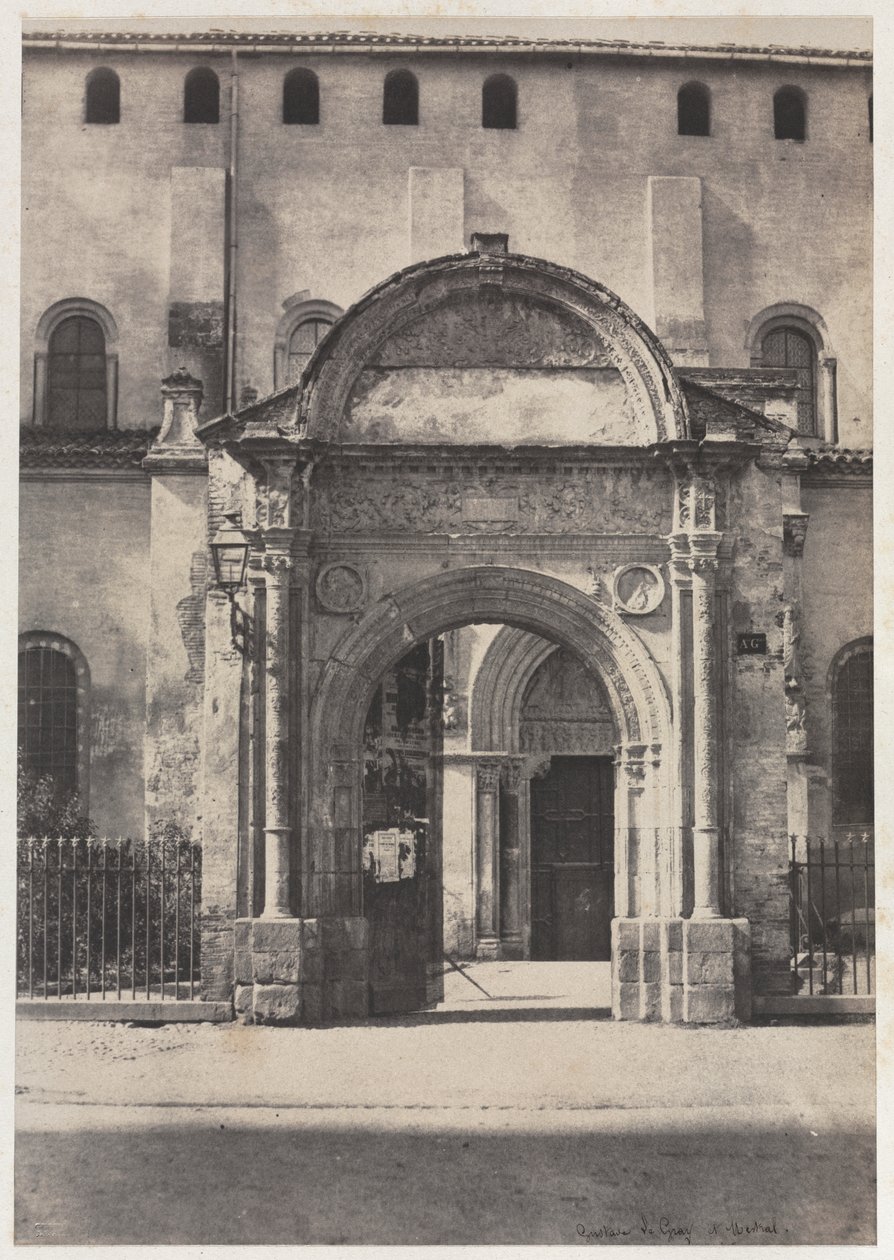 Porte Bachelier, Saint-Sernin Kilisesi, Toulouse (Haute-Garonne) by Auguste Mestral