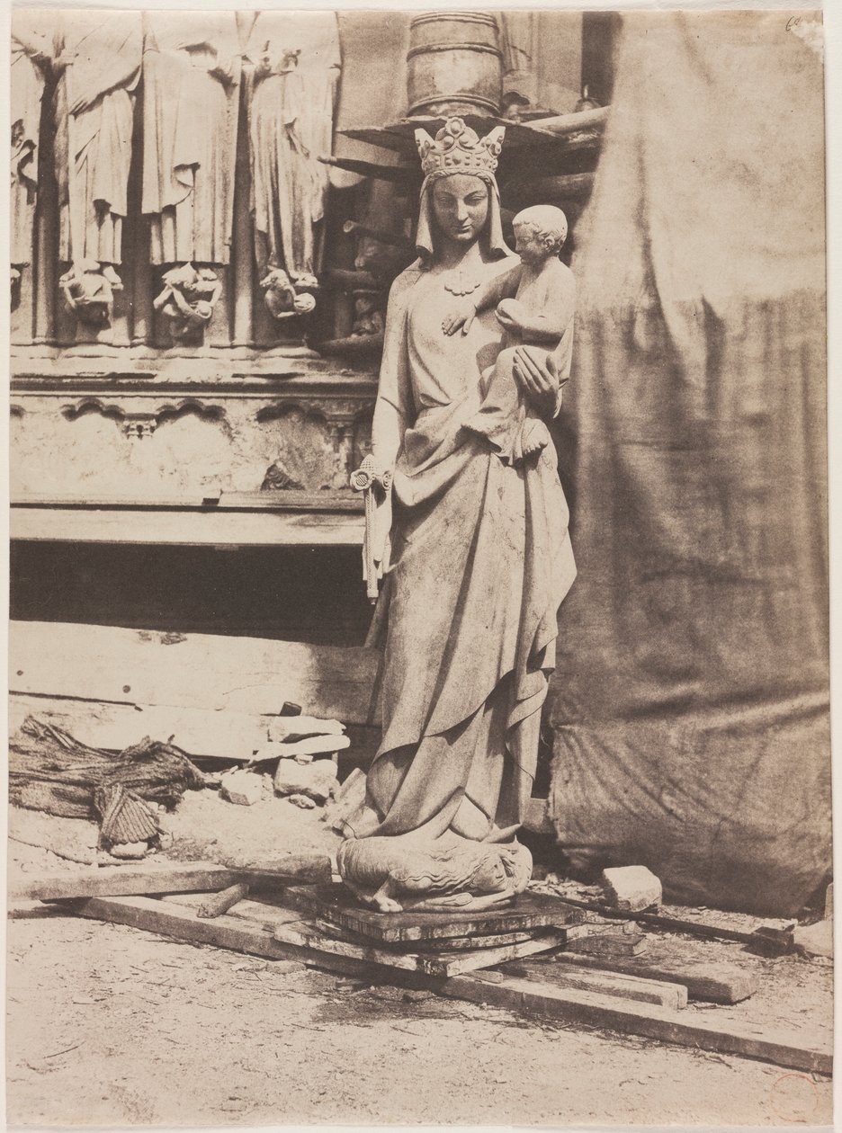 Bakire Heykeli, Notre Dame de Paris by Auguste Mestral