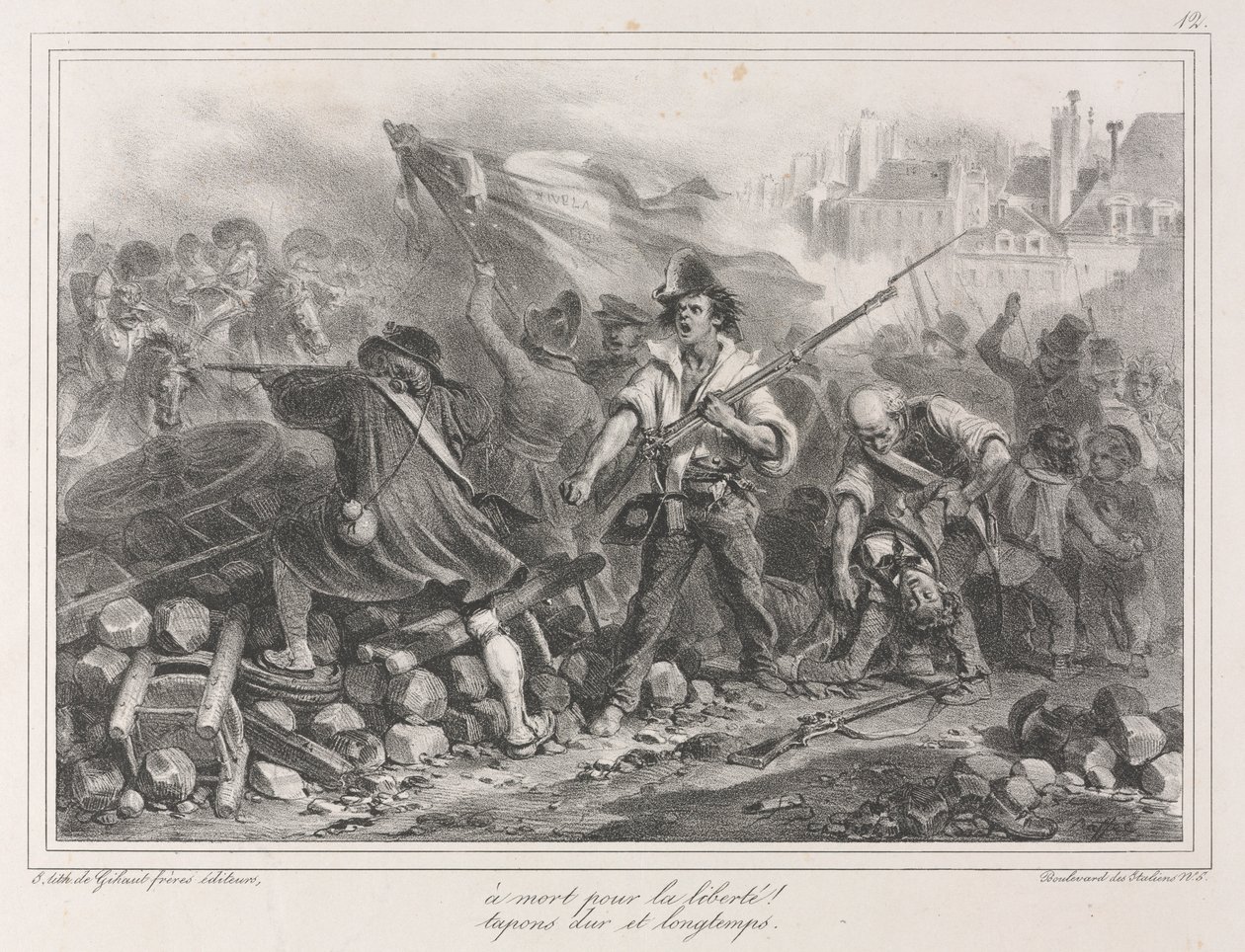 1831 Albümü: Özgürlük ya da ölüm! , 1831. by Auguste Raffet