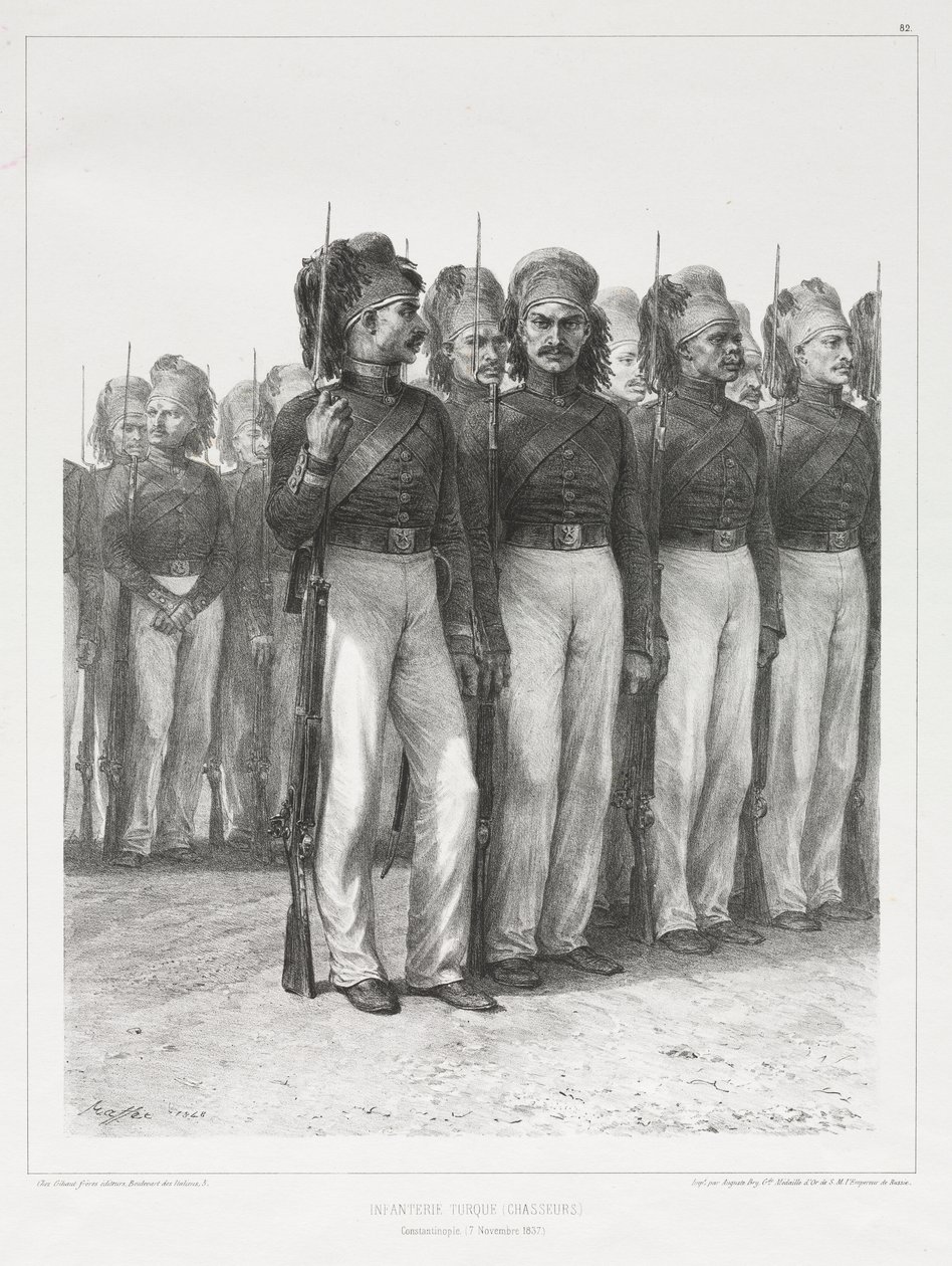Türk Piyade, Avcılar by Auguste Raffet