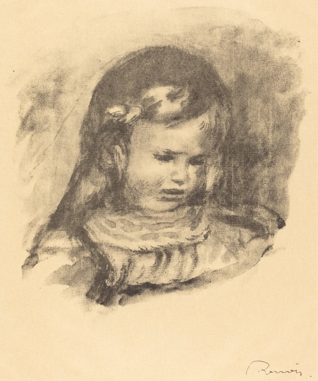Claude Renoir, kafa indirdi by Auguste Renoir