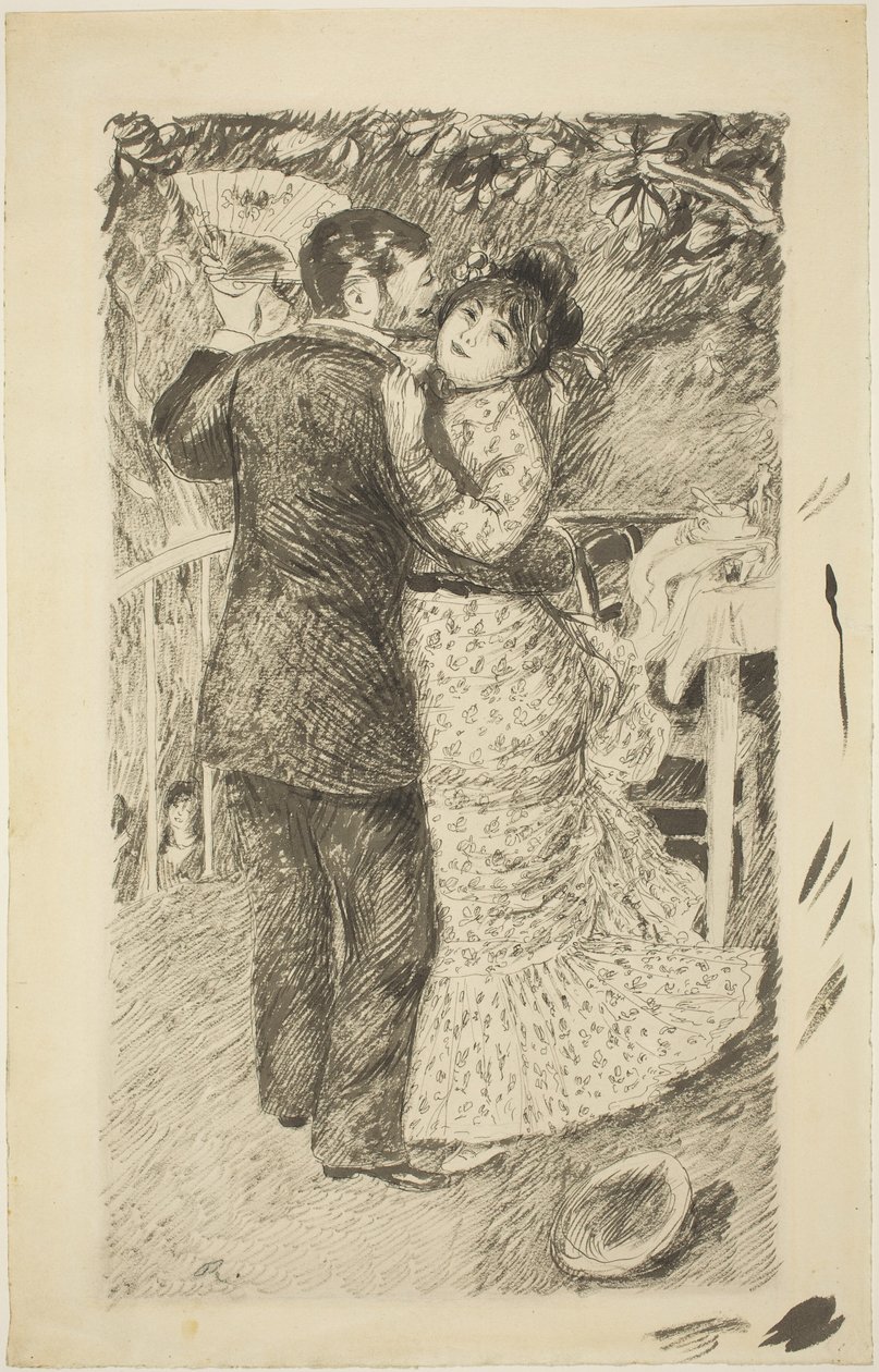 Ülkede Dans by Auguste Renoir