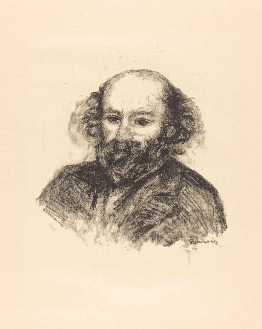 Paul Cezanne by Auguste Renoir