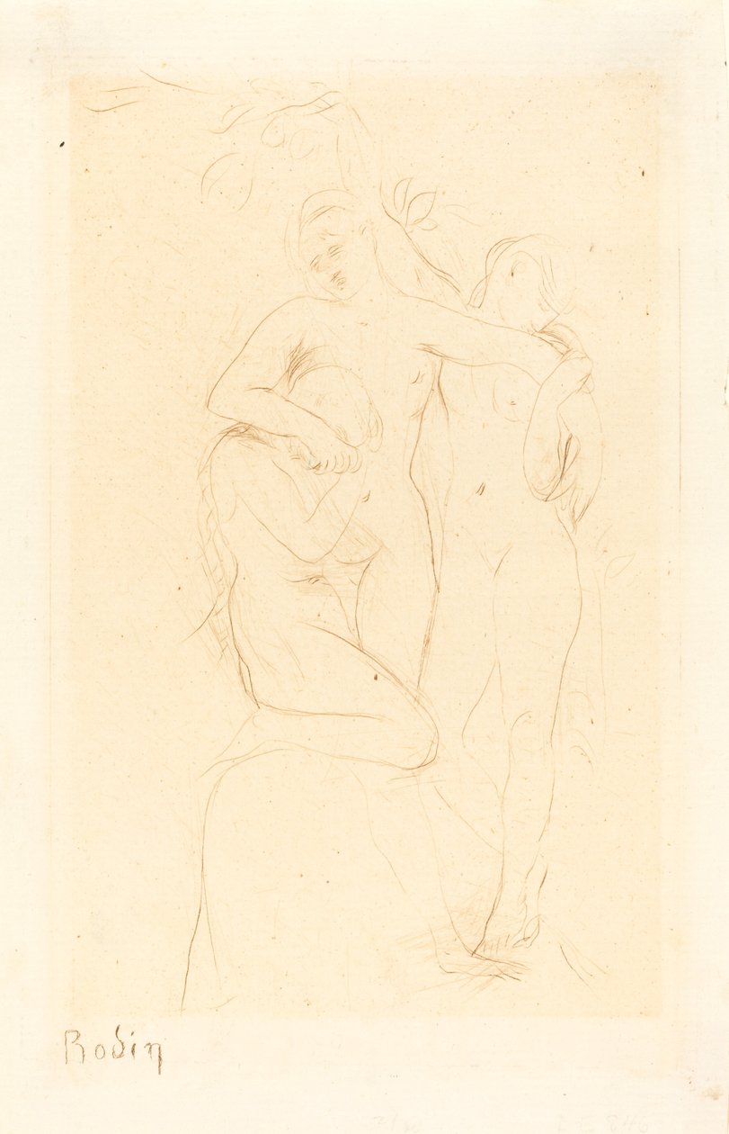 Arafta Ruhlar, 1893. by Auguste Rodin
