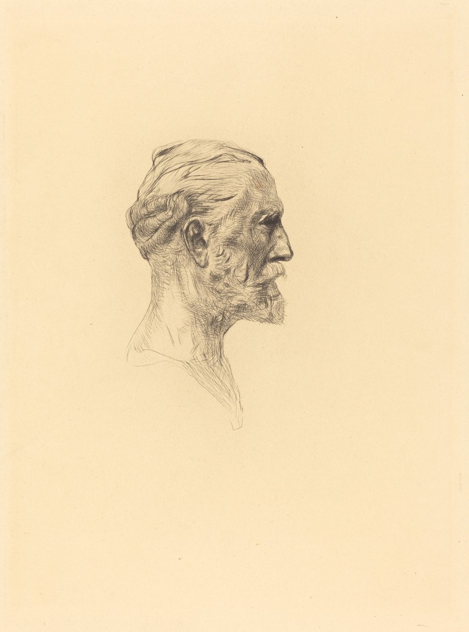 Antonin Proust, 1885. by Auguste Rodin