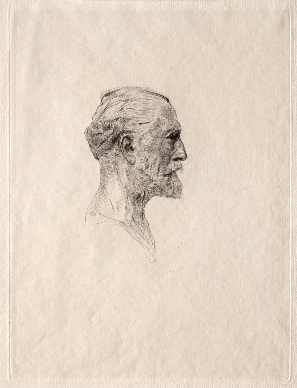 Antonin Proust, 1885. by Auguste Rodin