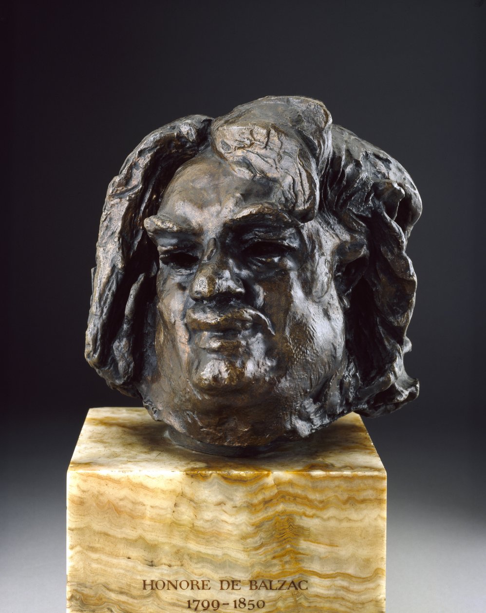 Balzac, Son Çalışmadan Önce Baş (bronz) by Auguste Rodin