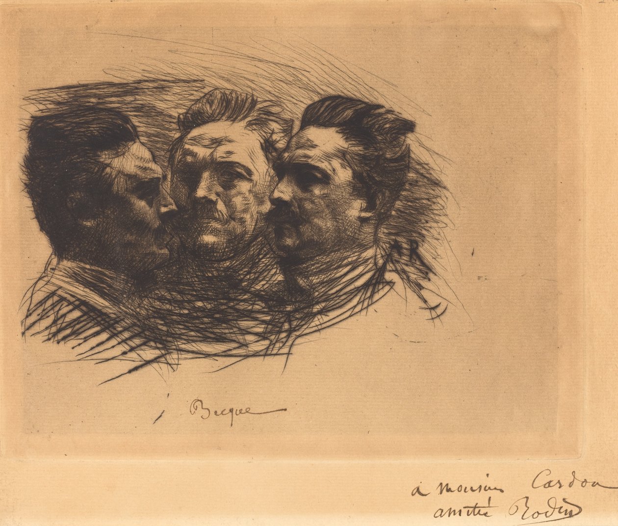 Henry Becque by Auguste Rodin