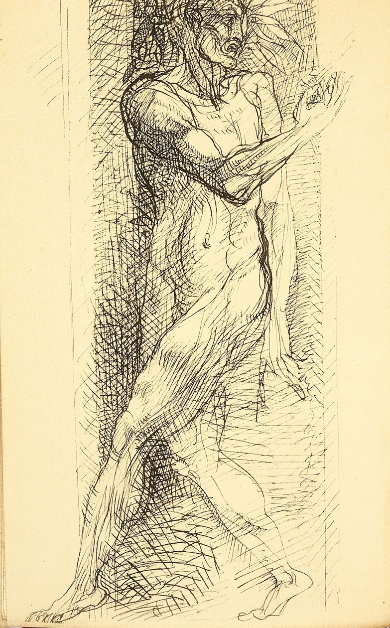Les Fleurs du Mal için İllüstrasyon, Charles Baudelaire, 1887-1888 tarafından Kötülüğün Çiçekleri. by Auguste Rodin