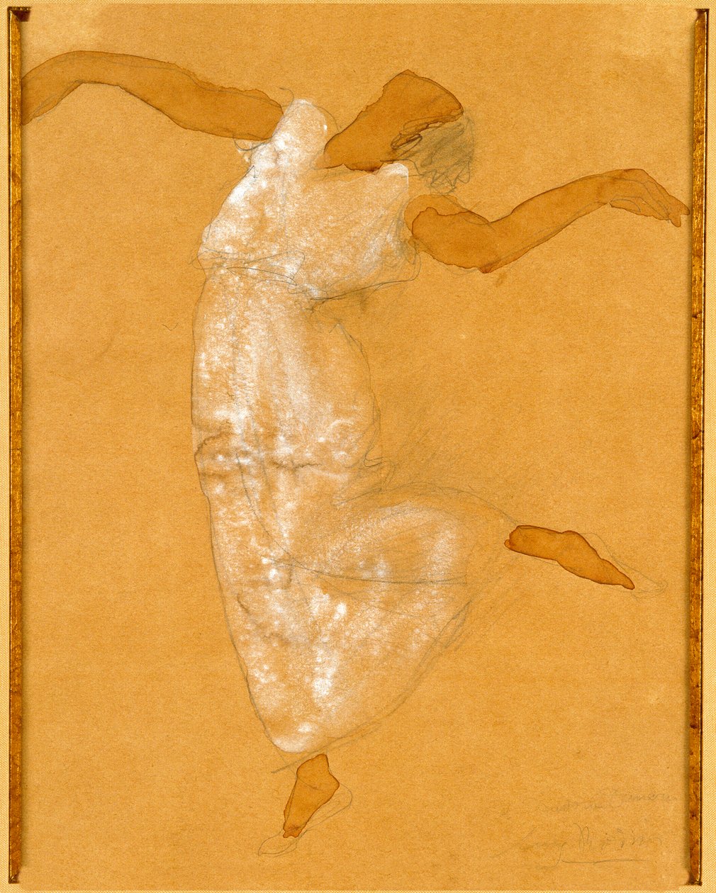 Isadora Duncan, 20. yüzyılın başlarında. by Auguste Rodin