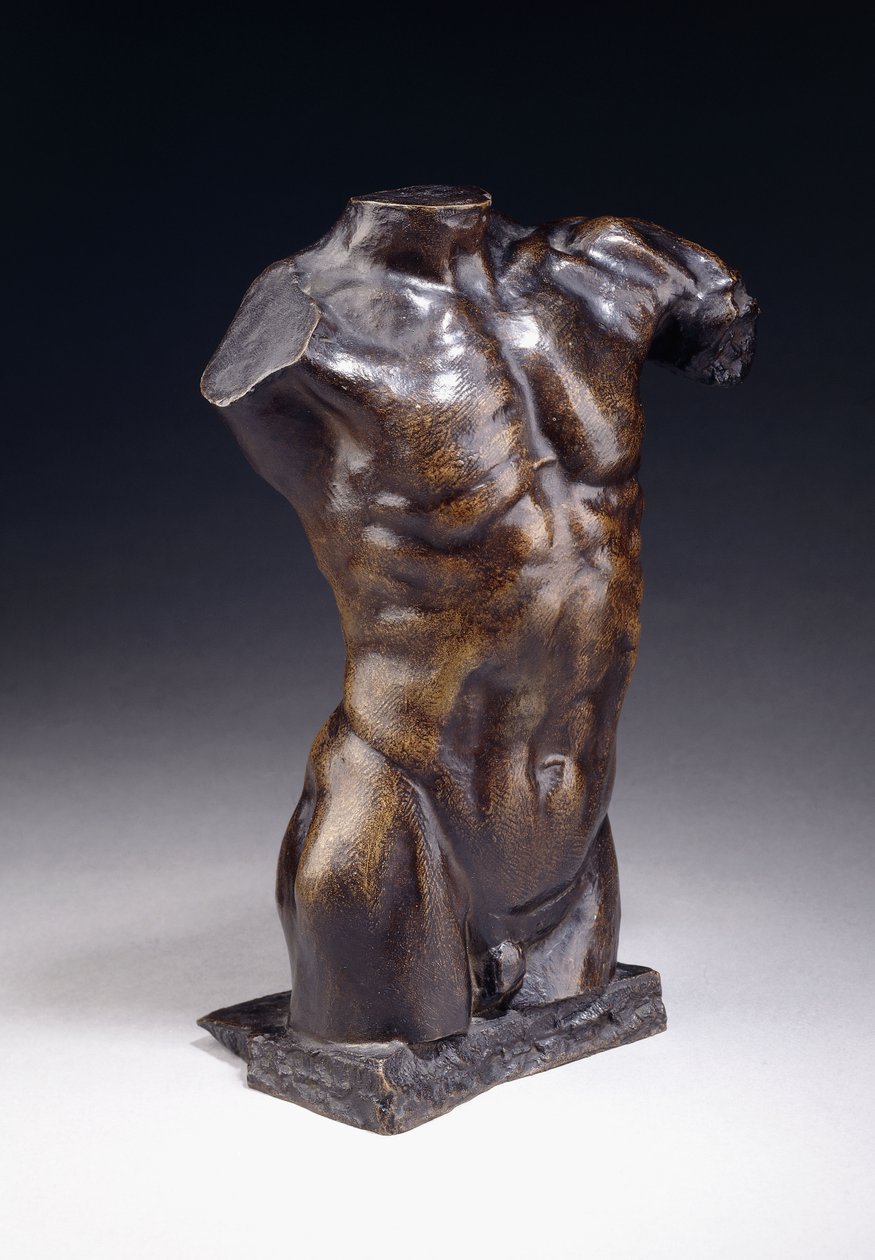 Erkek Gövde - Yeni Model, c.1885 by Auguste Rodin